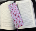Book Whore, Cherry Pattern, Large Bookmark