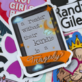 A Kindle Without It’s Reader is A Tragedy, Bookish Single Sticker