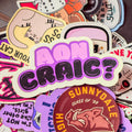 Any Craic? Single Sticker. Irish humour