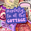 At the Cottage, Heated Rivalry, Single Sticker. Meet me at the cottage bookish sticker