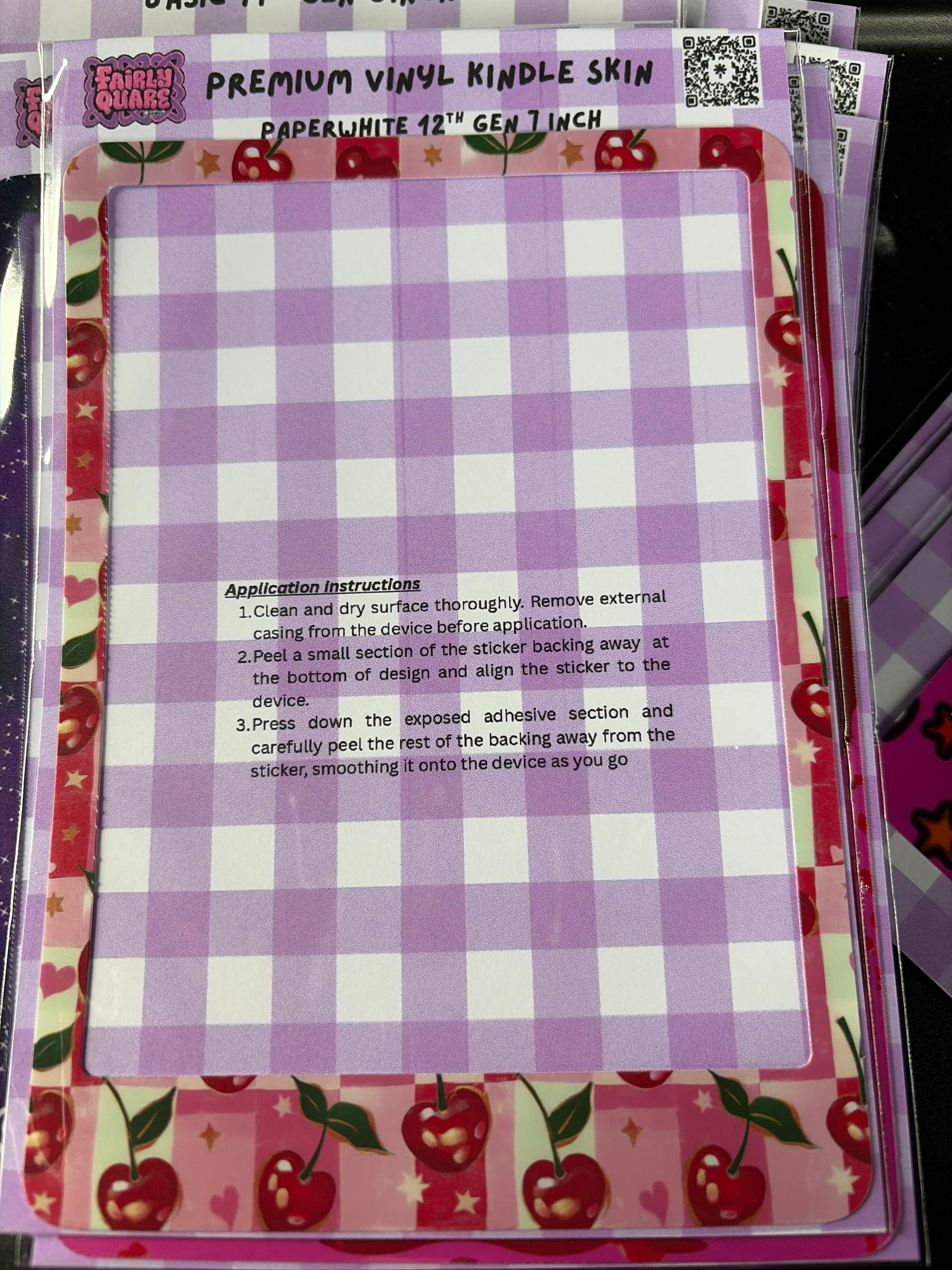 Cherry Bomb Kindle Skin