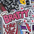 Bratty, Single Sticker, Halo, Pink, bratz dolls