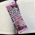 Briar Drama, Off Campus, Large Bookmark Junk journal style. Hockey Romance.