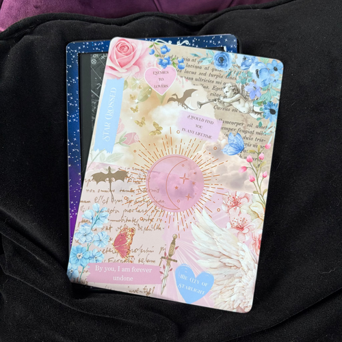 Celestial Dragon, Kindle Backing Insert. Ethereal, pink, blue, cream fantasy, romantic

Made to order. Made to fit your specific model. Matte laminated for durability. Easy to install in a clear case.&nbsp;