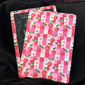 Cherries, Kindle Backing Insert. Pink and red checkers with red cherries. Fruit, summer, bright, bookish

Made to order. Made to fit your specific model. Matte laminated for durability. Easy to install in a clear case.&nbsp;
