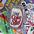 Diet Coke Slut, soda can, Single Sticker