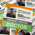 Dr. Robby Badge, Single Sticker, The Pitt, Robbie Robinovitch, tv series, Noah Wyle