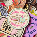 Final Girl Support Club, Single Sticker. Horror fan, film trope