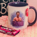 Good Morning, Doctor Jack Abbot, The Pitt Inspired Mug. Funny, meme, Shawn Hatosy shirtless. Pink and Purple, ceramic coffee mug