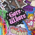 Gore Whore, Single Sticker, cute, horror