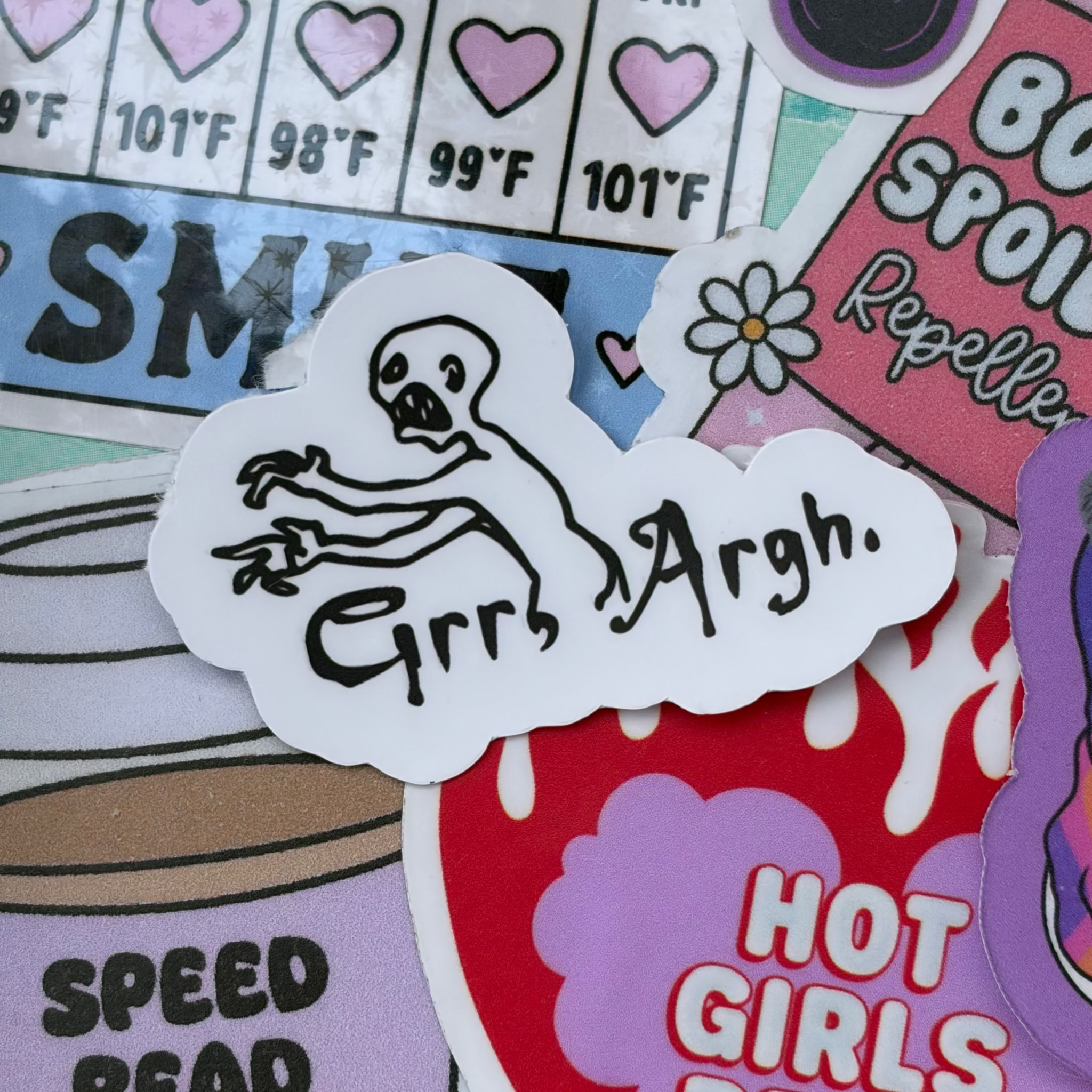 Grr Argh Monster, Iconic Buffy The Vampire Slayer, Single Sticker