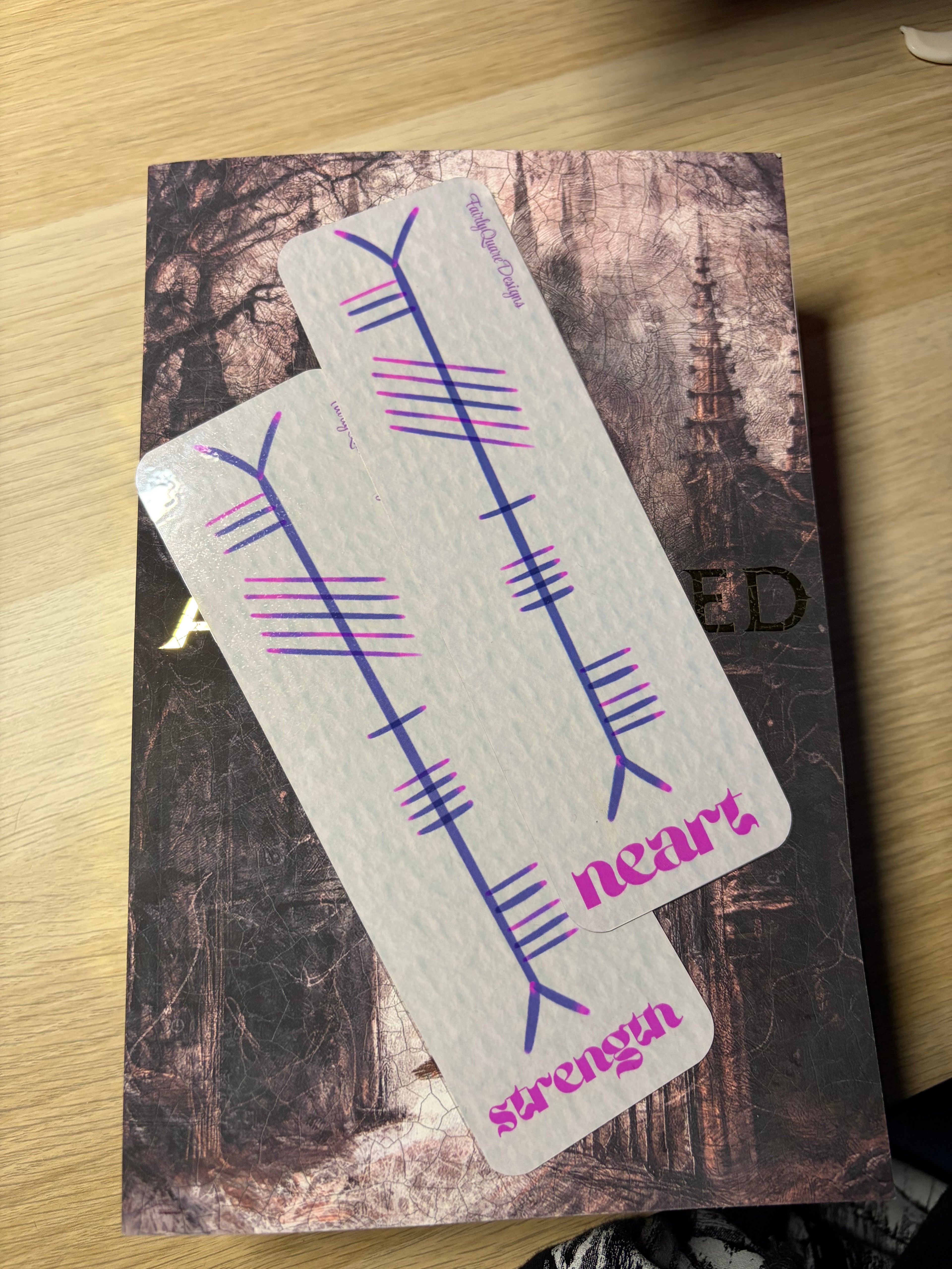 Neart/Strength Ogham Bookmark