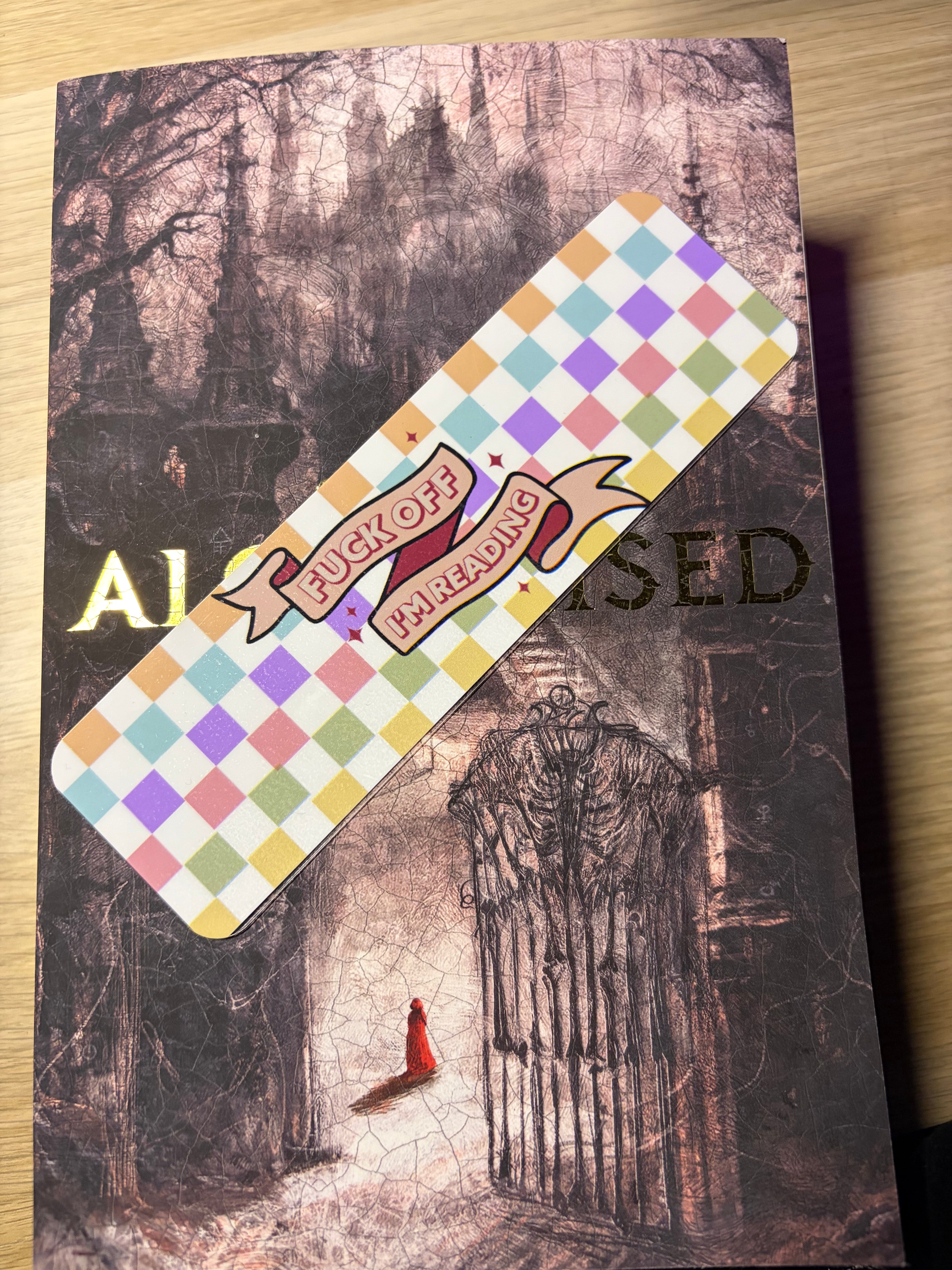 Fuck Off, I'm reading Bookmark