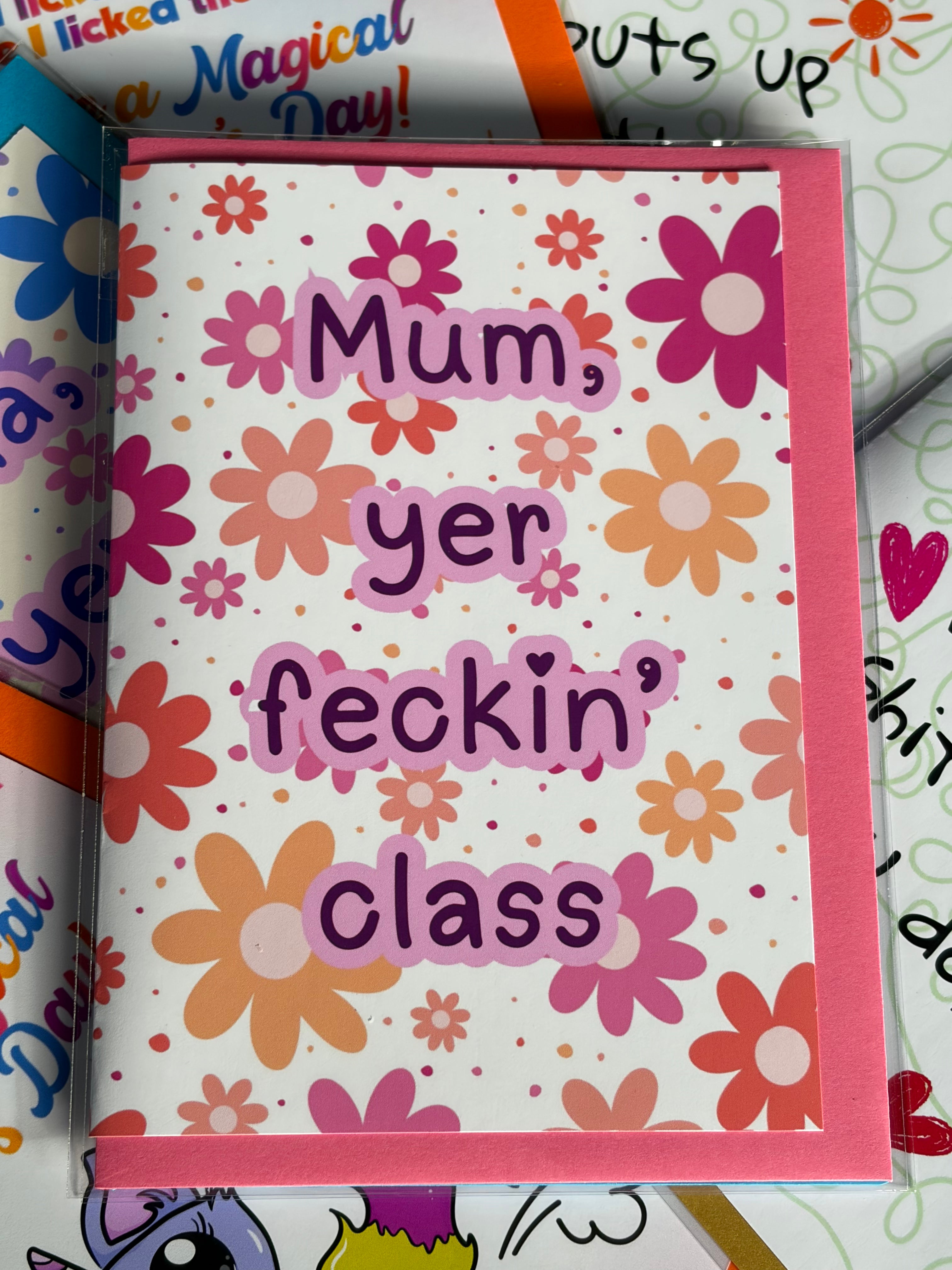 Class Mum Greeting Card