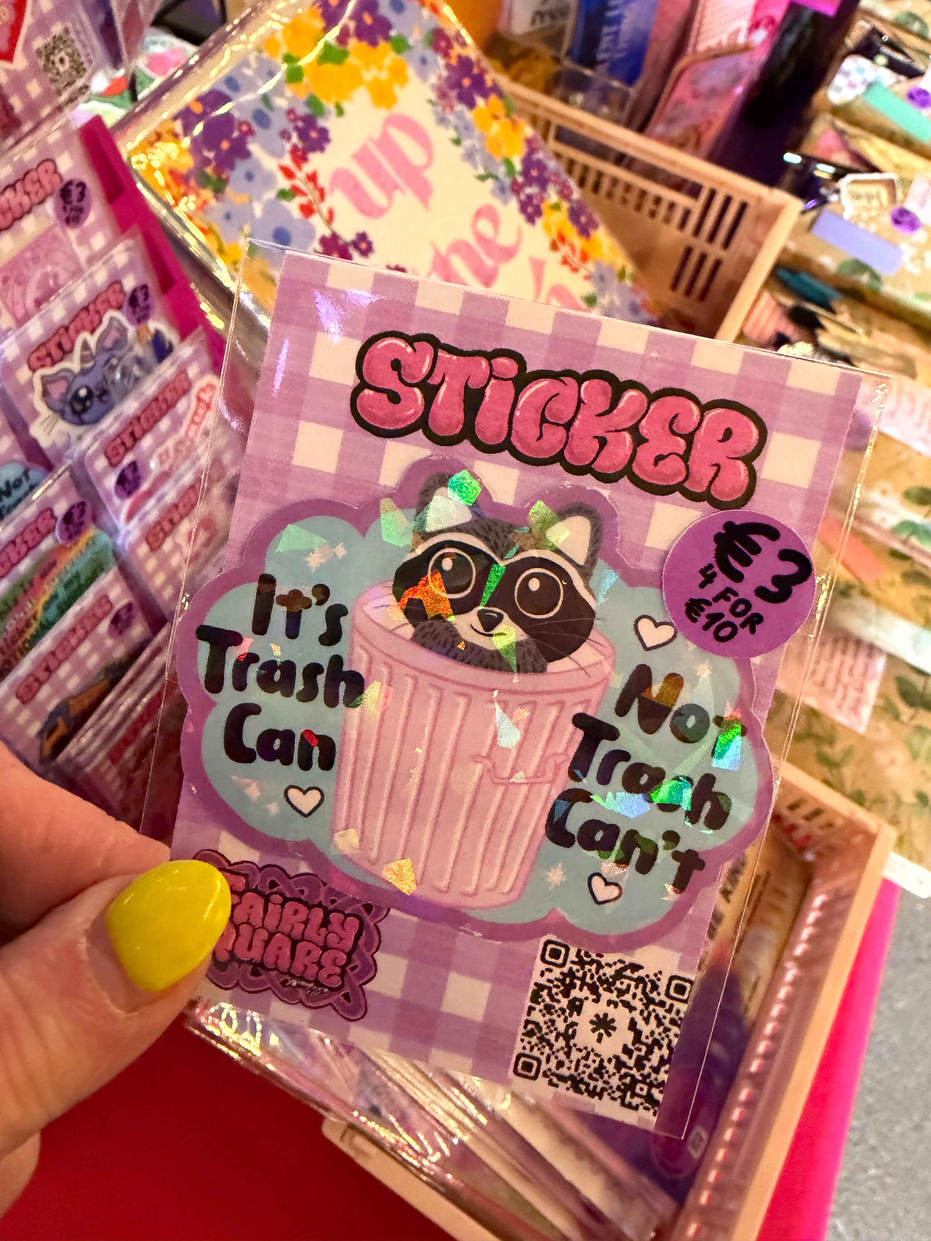 Trash Can Sticker