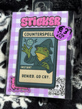 Counterspell Sticker