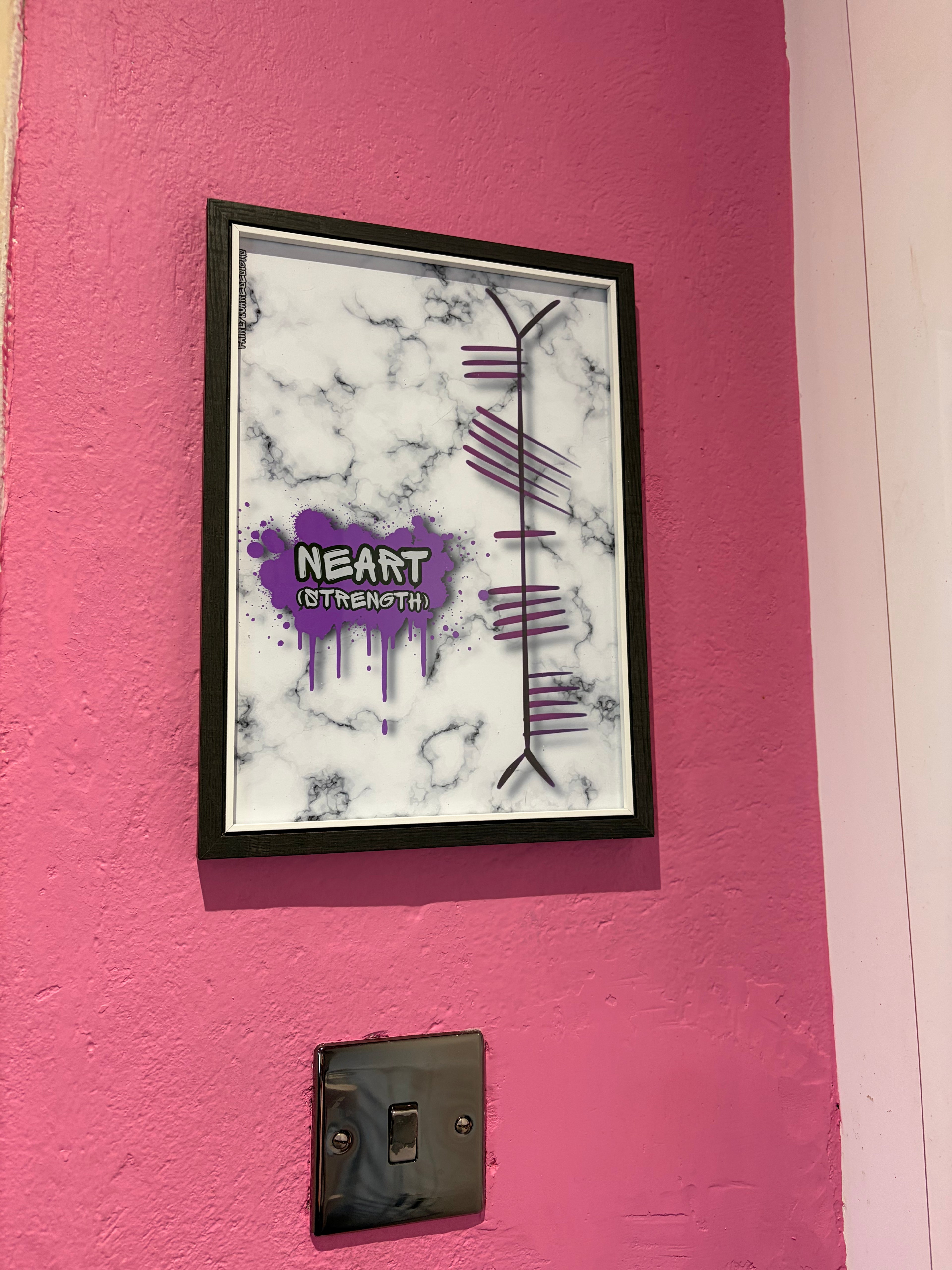 Neart - Ogham Print