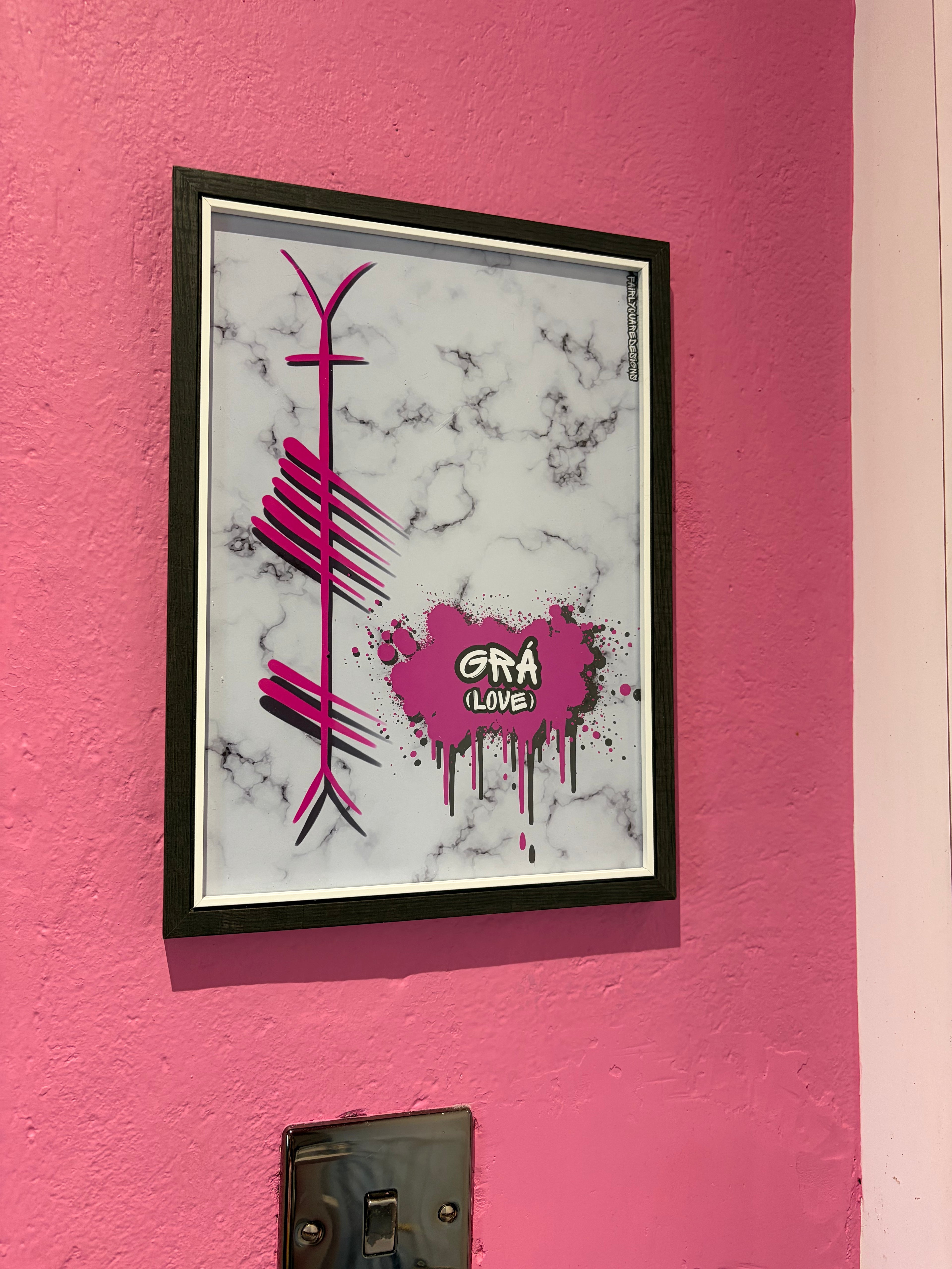 Grá - Ogham Print