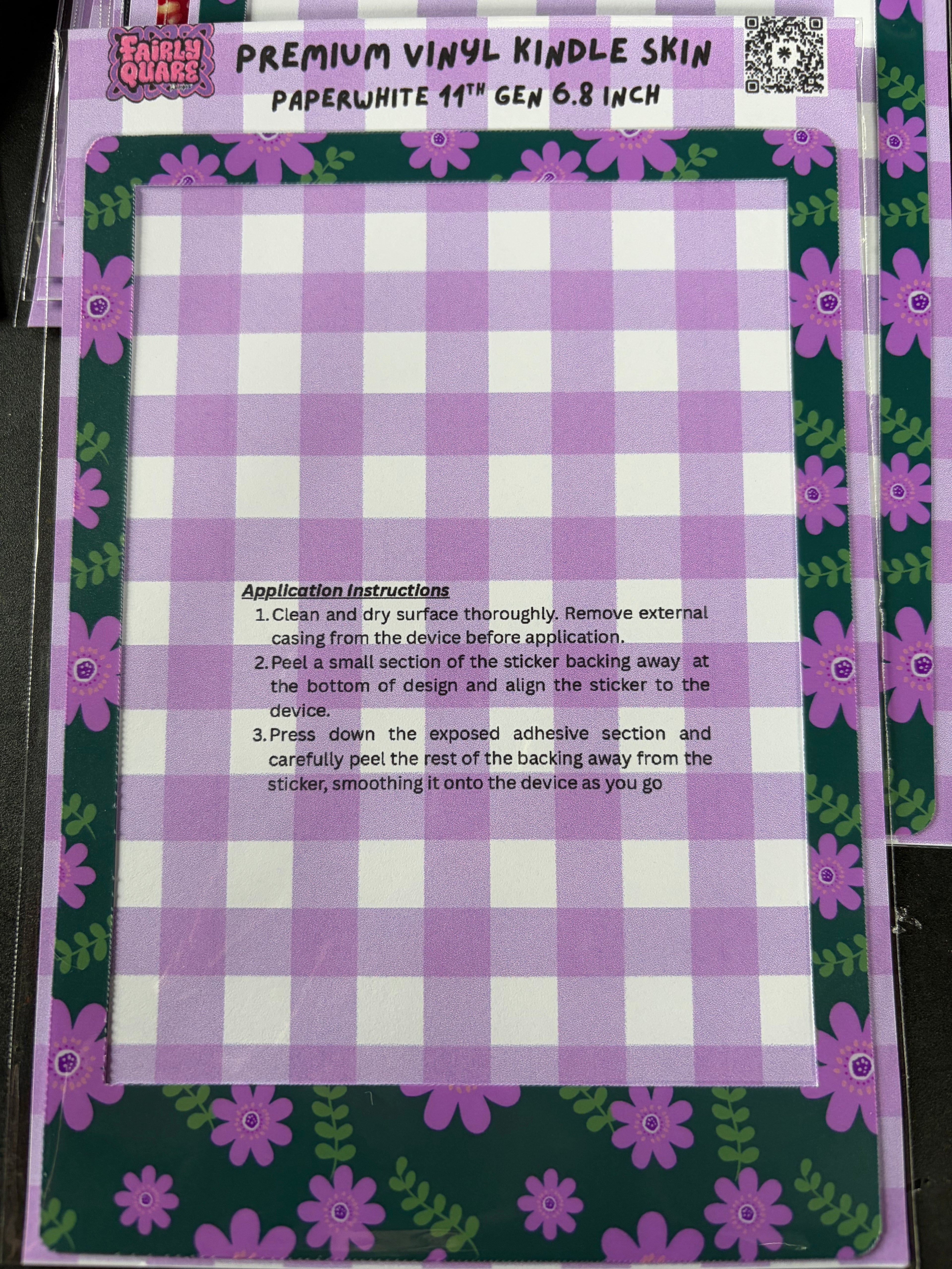 Petunia Passion Kindle Skin