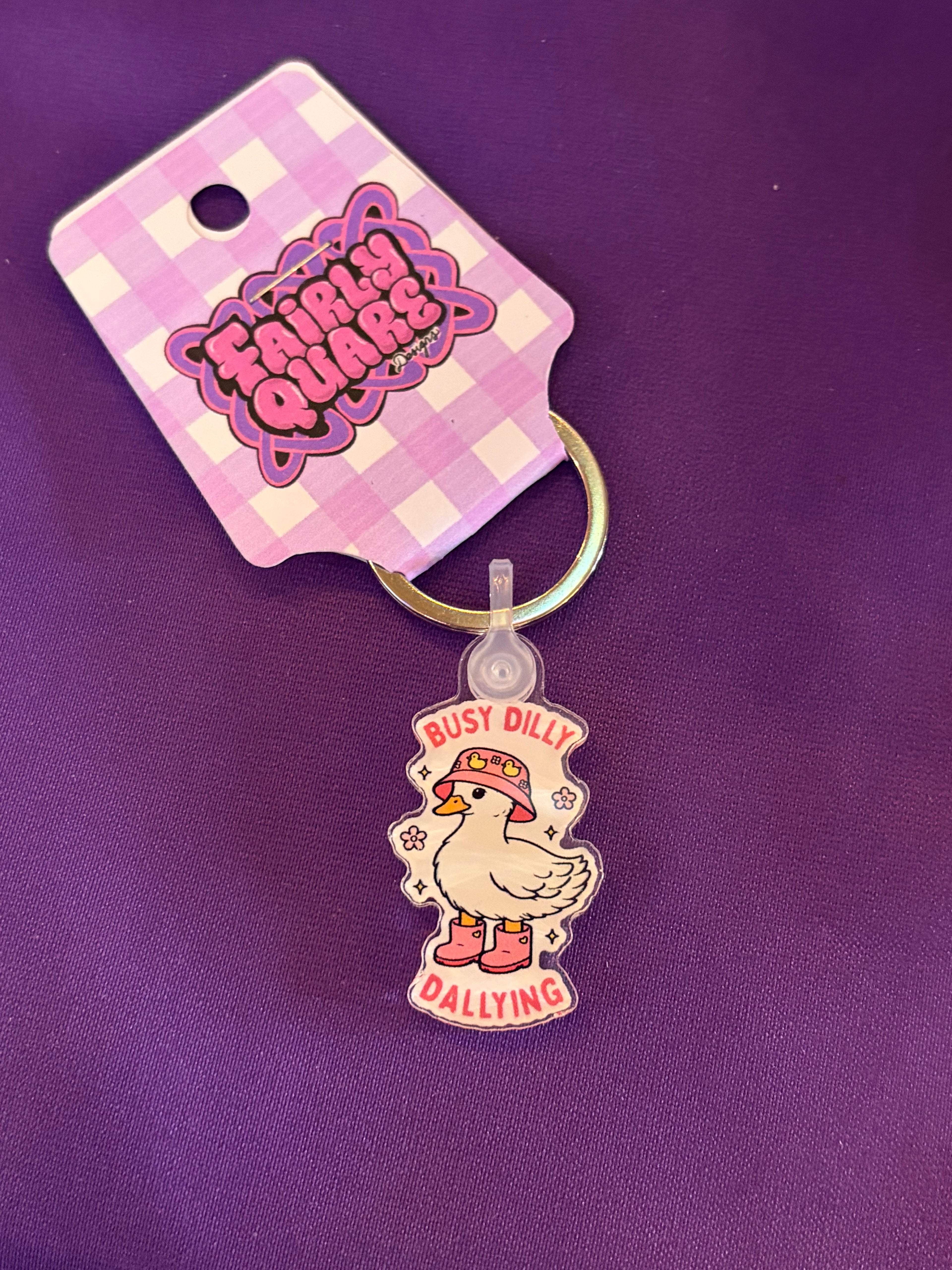 Silly Dally Duck, Keychain