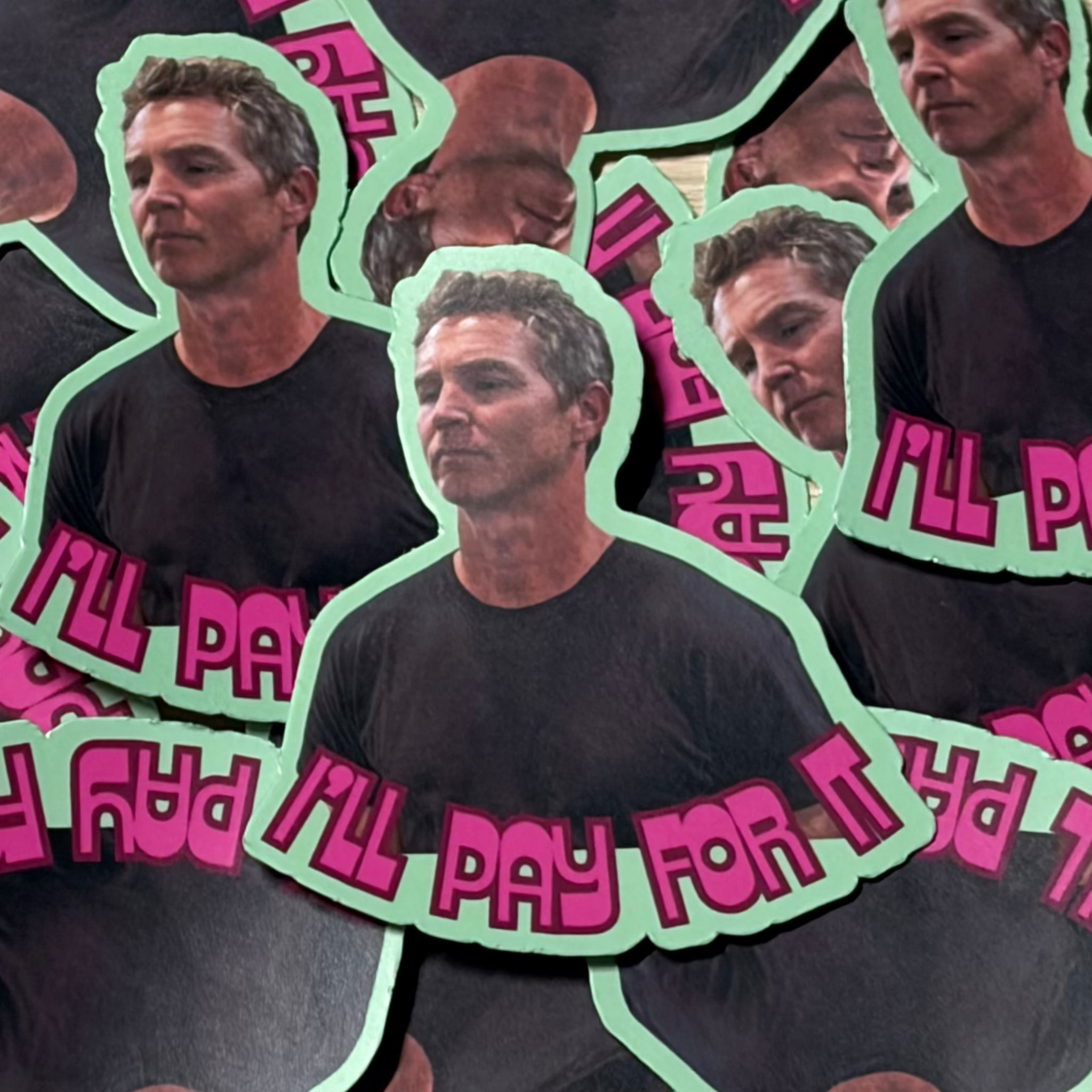 I'll Pay For It - Dr. Abbott Single Sticker, The Pitt, Pittsbergh medical centre trauma, shawn hatosy
