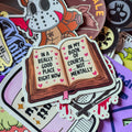 In a Good Place, Single Sticker open book, bookish, funny, mental health