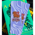 No Deep Thoughts Capybara, Standard Bookmark, light blue, animal, cute, trending, fairy wings