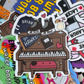 Off Campus, Medley, Single Sticker. Briar university, hockey romance, bookish sticker, pina Colada, piano