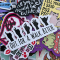 Out for a Walk bitch, Spike, Buffy the Vampire Slayer, Single Sticker hands