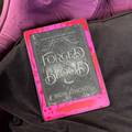 Slasher Queen, Vinyl Kindle Skin. Red and Pink, horror movie fan skin.  Made to order. Made to fit your specific model. Matte laminate, anti scratch. Easy to install. Easy to remove. pink, red, blood, horror