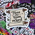 Twas The ‘Tism M’Lord, Single Sticker, meme, neurodivergent, autism