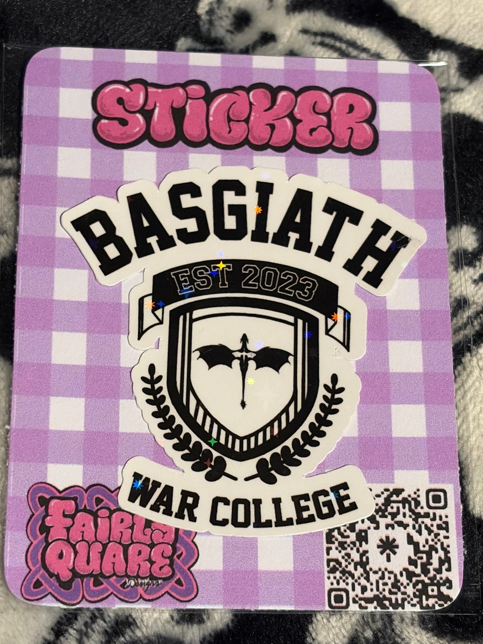Basgaith Sticker - Fairly Quare Designs