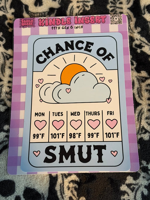 Chance of Smut, Kindle Insert - Fairly Quare Designs