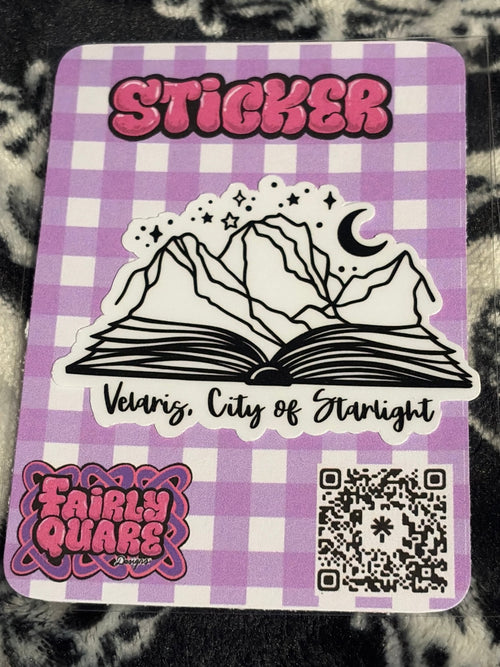City of Starlight Sticker - Fairly Quare Designs