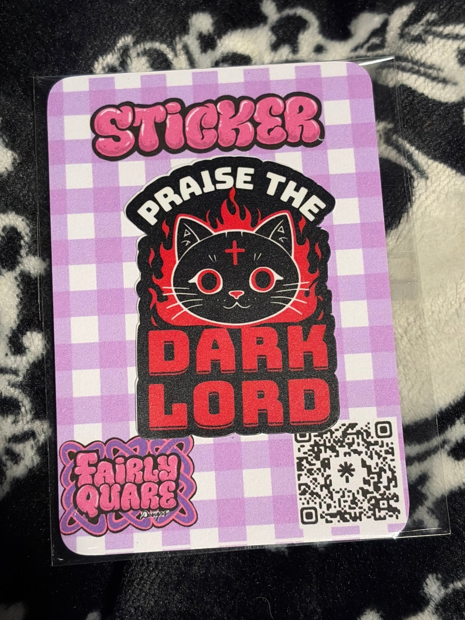 Dark Lord Sticker - Fairly Quare Designs