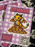 Dragon Sticker - Fairly Quare Designs