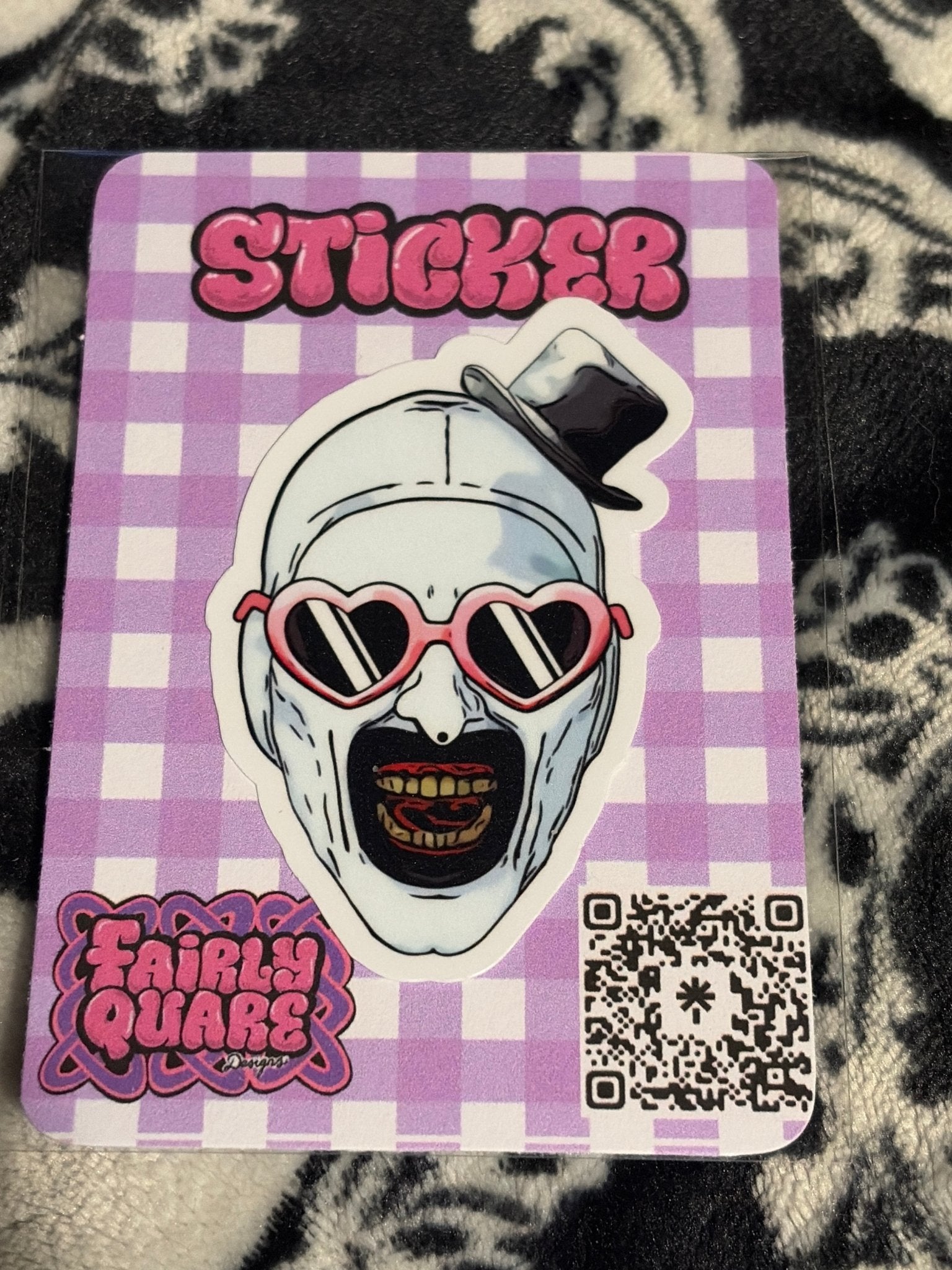 Heart Art Sticker - Fairly Quare Designs