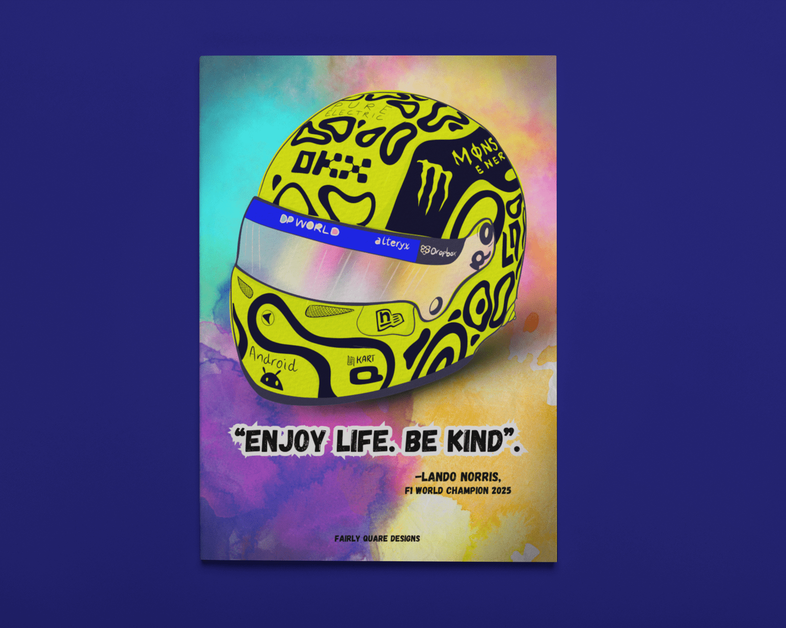 Lando Norris - 2025 F1 Champion - Print - Fairly Quare Designs