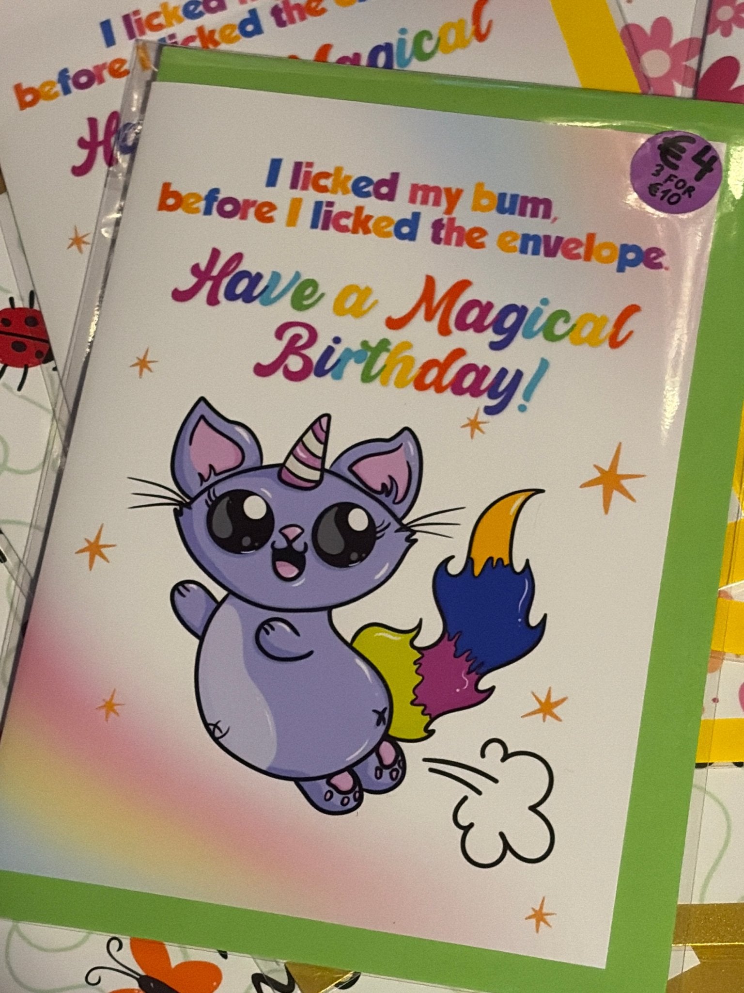 Magical Birthday Card - Fairly Quare Designs