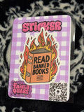 Read Banned Books Sticker - Fairly Quare Designs