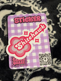 Shitehawk Sticker - Fairly Quare Designs