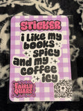 Spicy and Icy Sticker - Fairly Quare Designs