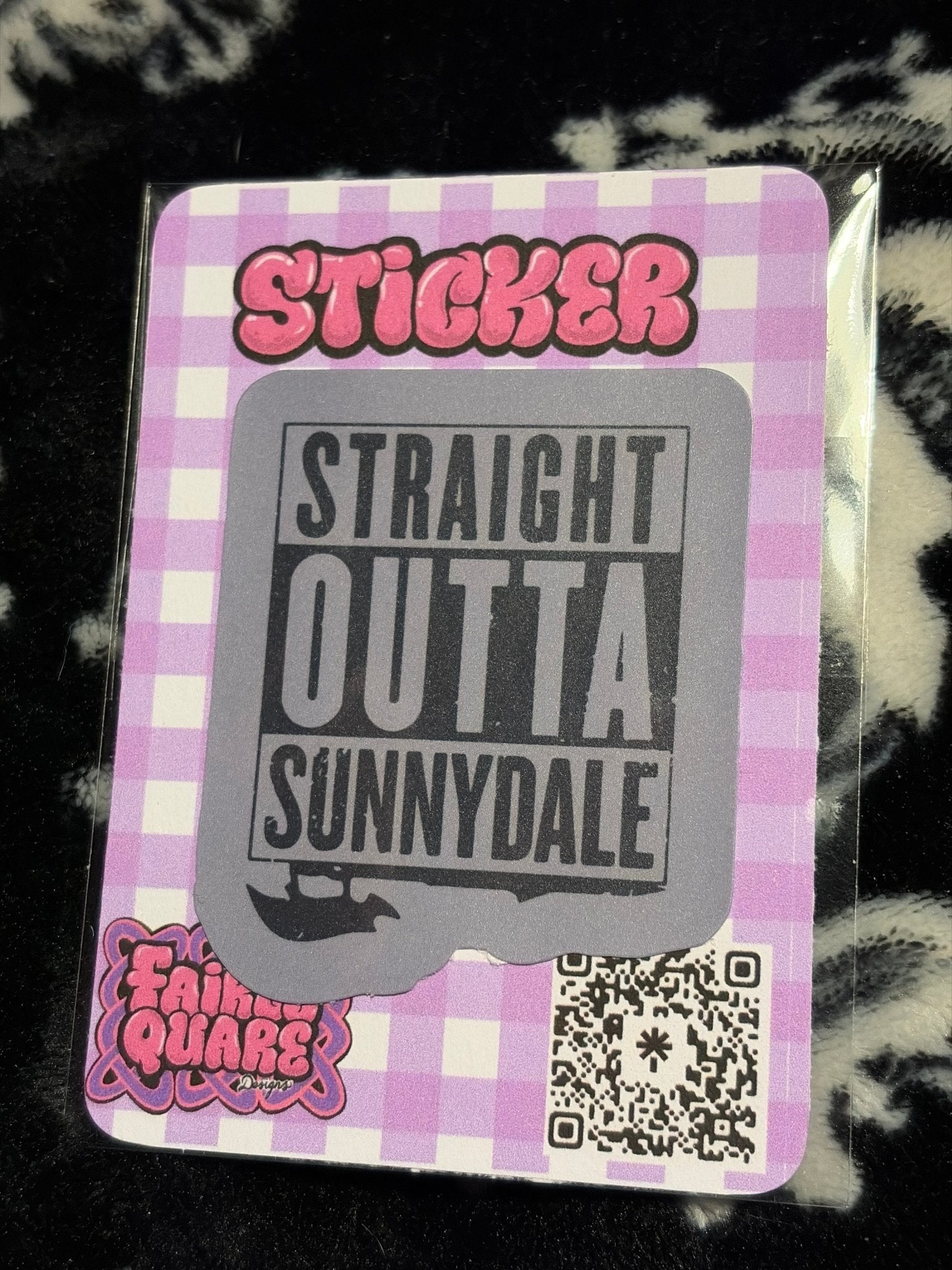 Straight Outta Sunnydale Sticker - Fairly Quare Designs