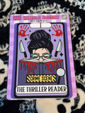 The Thriller Reader, Kindle Insert - Fairly Quare Designs