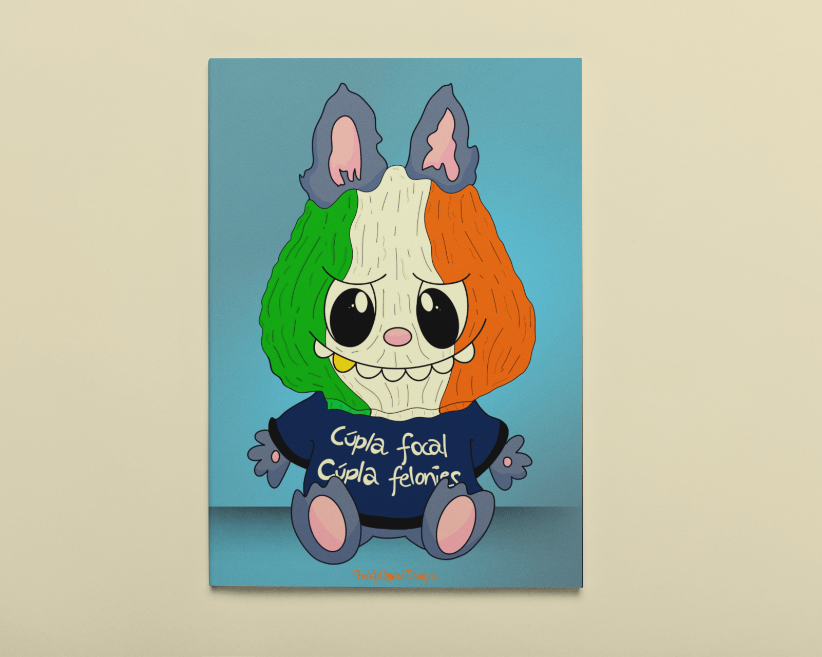 Tiocfaidh ár Labubu - Print - Fairly Quare Designs