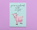 Tits on a Goat - Print - Fairly Quare Designs