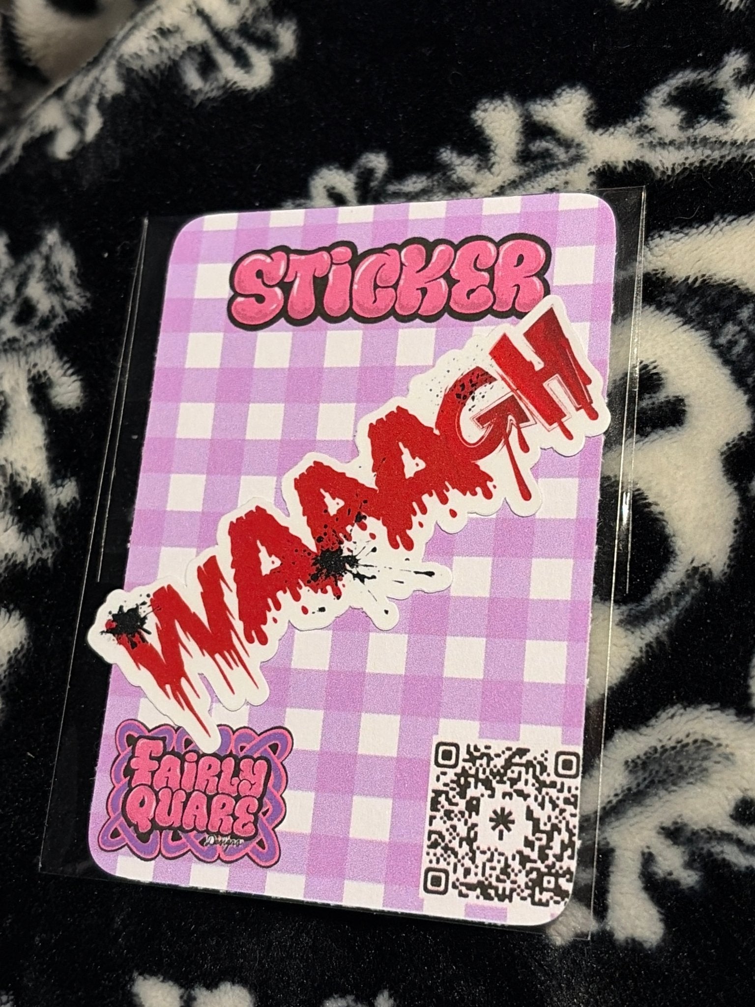 Waaagh Sticker - Fairly Quare Designs