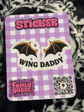 Wing Daddy Sticker - Fairly Quare Designs