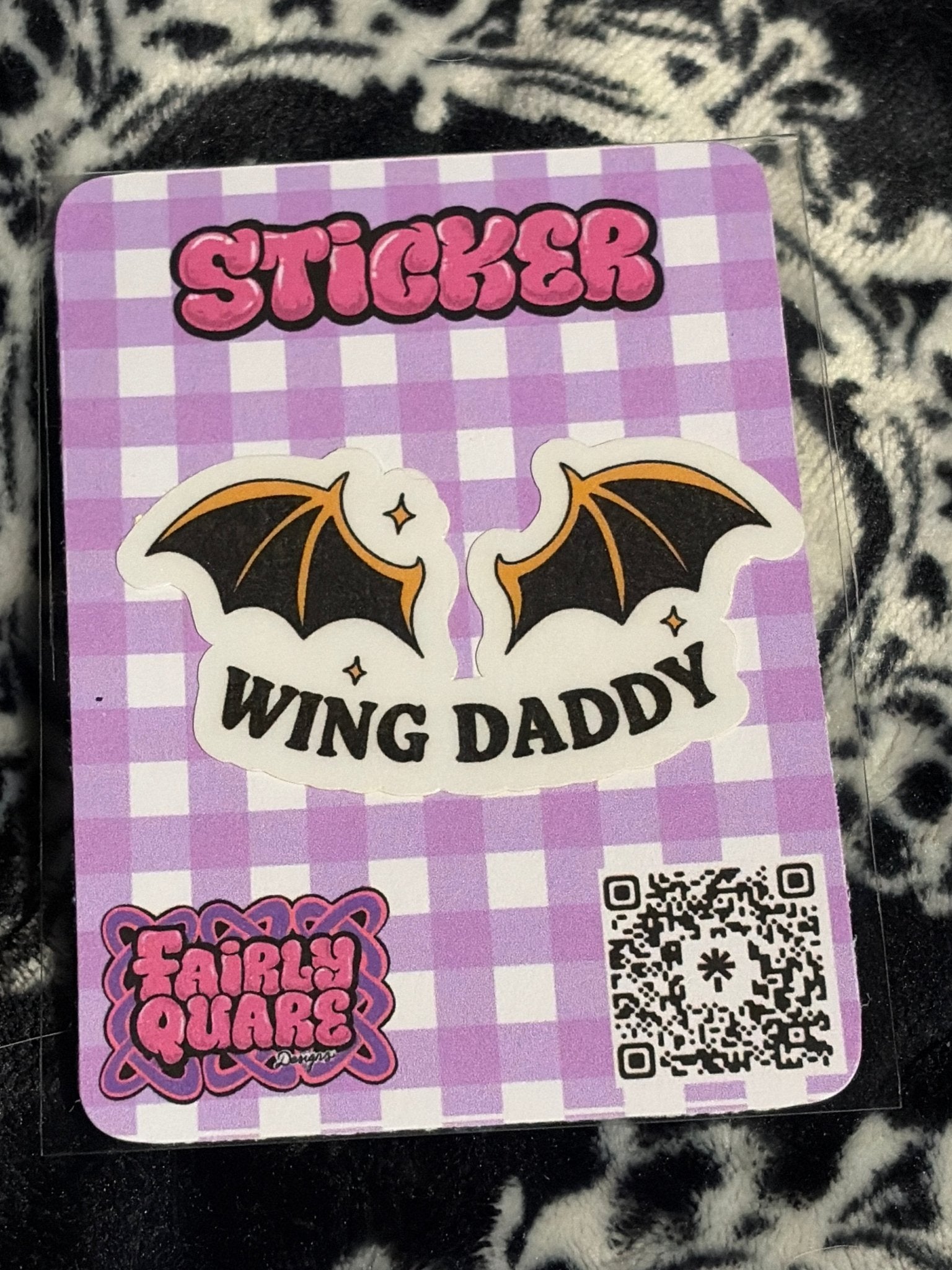 Wing Daddy Sticker - Fairly Quare Designs